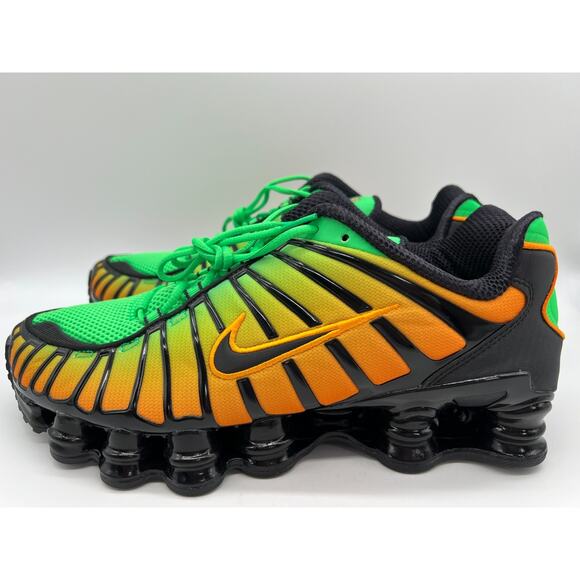 Nike Shox TL Green Shock Men's Size 10 AV3595 301 New - Picture 2 of 16
